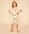 Kurzer Kinderpyjama aus Baumwolle mit Printmotiv weiss AVALANCHE/ MULTICO