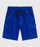 Kinder Cargo-Bermuda aus Baumwolle blau SURF