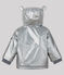 Warme Baby-Regenjacke für Mädchen/Jungen grau ARGENT