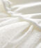 Langärmeliges Baby-Kleid für Mädchen weiss MARSHMALLOW