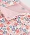 Wendbare Baby-Weste aus bedruckter Baumwolle weiss MARSHMALLOW/rosa JOLI