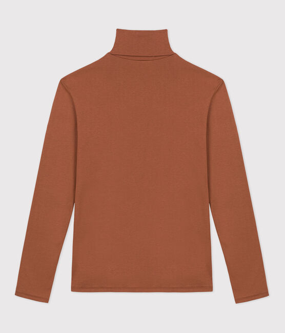 Rollkragenshirt aus Baumwolle für Damen braun CINA