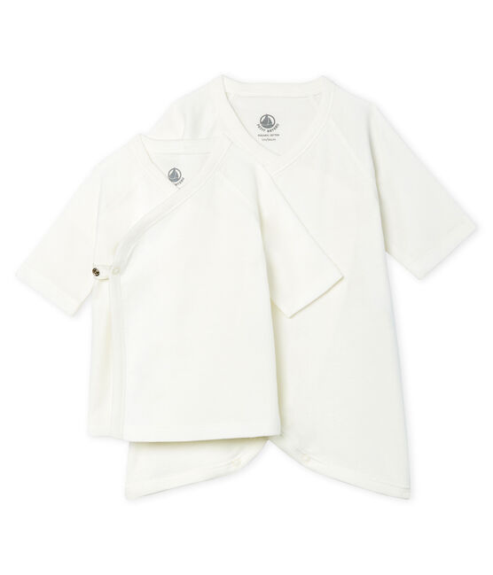 Set mit Kimono Body und Babyjäckchen aus Rippstrick variante 1