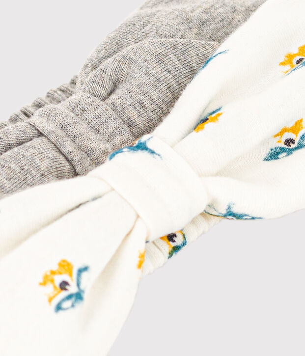 2er-Set Baby-Haarb&auml;nder aus Baumwolle vielfarbig