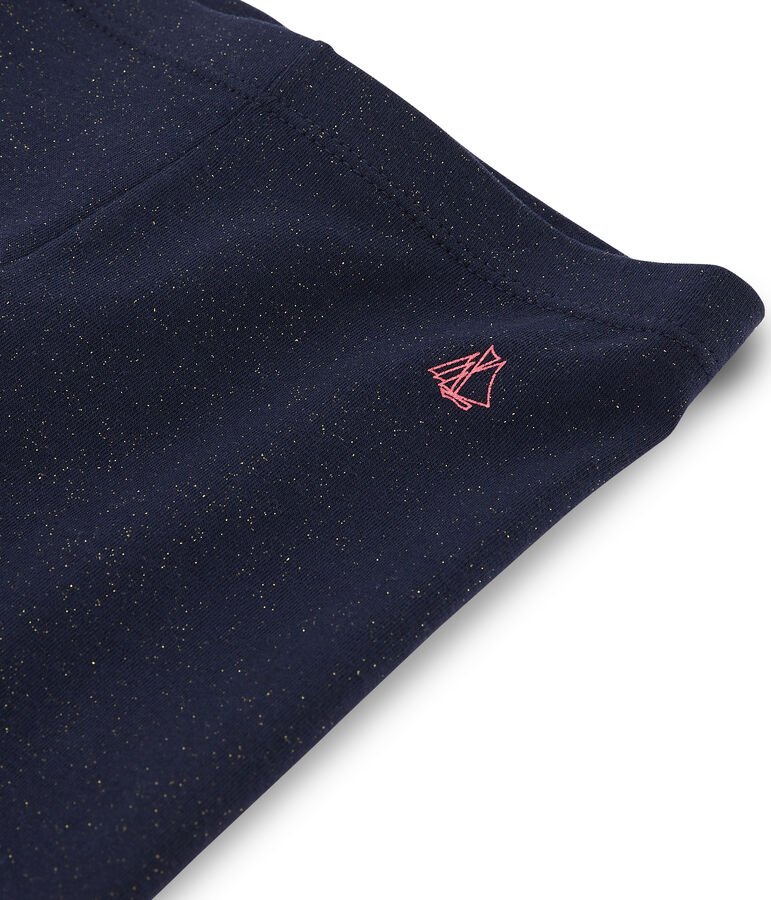 Kinder-Radhose f&uuml;r M&auml;dchen blau/gelb