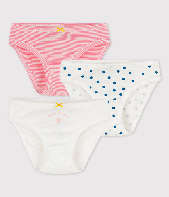 3er-Set Slips aus Baumwolle für Mädchen variante 1