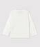 Baby-Cardigan aus Baumwolle weiss MARSHMALLOW