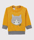Baby-Sweatshirt aus Molton.