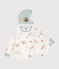 Kinder-Pyjama zum Verkleiden aus Baumwolle mit Raumfahrtmotiven weiss MARSHMALLOW/weiss MULTICO
