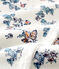 Baby-Strampler aus Rippstrick für Mädchen weiss MARSHMALLOW/weiss MULTICO