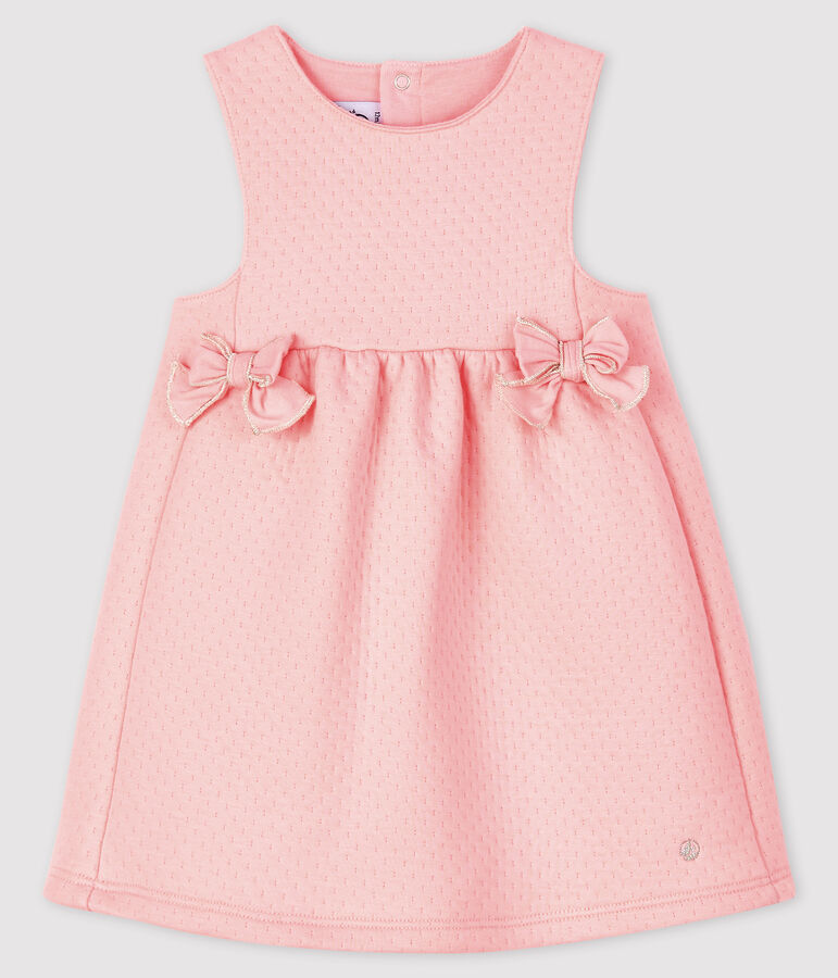 &Auml;rmelloses Baby-Kleid f&uuml;r M&auml;dchen rosa MINOIS