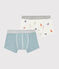 Set mit 2 Boxershorts mit Äffchen-Print für kleine Jungen variante 1