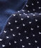 Baby-Schal, unisex mit Fleecefutter blau SMOKING/weiss MARSHMALLOW