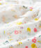Gemusterter Baby-Spieler für Mädchen weiss MARSHMALLOW/weiss MULTICO