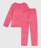 Kinder-Pyjama aus Nicki  rosa PEONIA