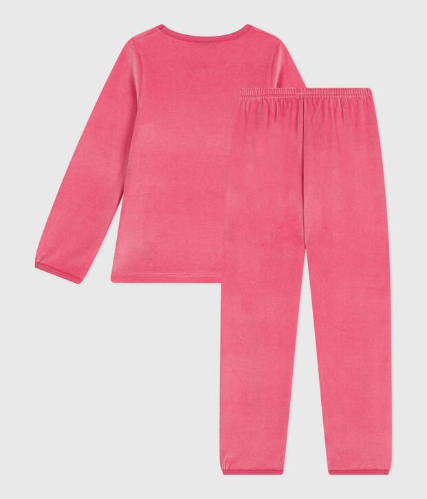 Kinder-Pyjama aus Nicki rosa