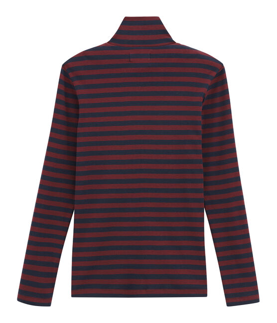 einfarbiger damen-unterziehpullover blau SMOKING/rot OGRE