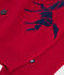 Kinder-Cardigan aus Wolle und Baumwolle mit Muster rot TERKUIT/ SOIR