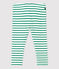 Baby-Leggings aus Baumwolle. weiss MARSHMALLOW/ PIVERT