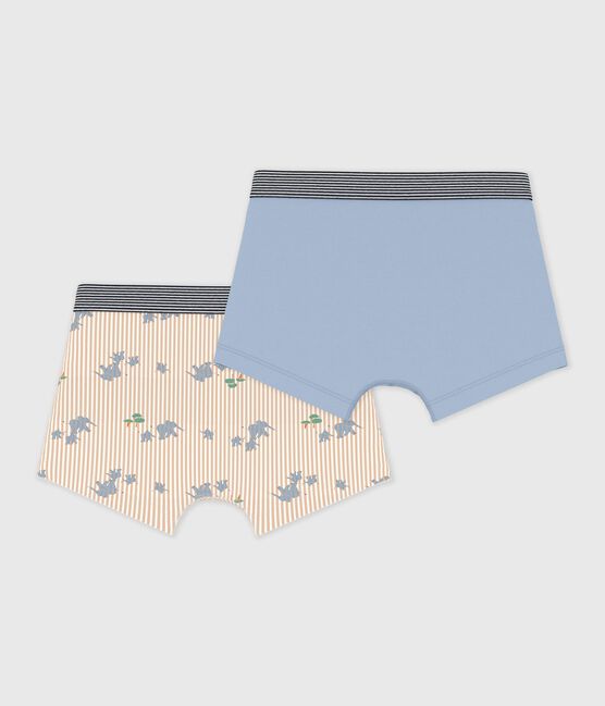 Set Kinder-Boxershorts aus Baumwolle mit Elefanten variante 1