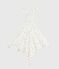 Baby-Kuscheltier aus Baumwolle mit Blumenmotiv weiss MARSHMALLOW/weiss MULTICO