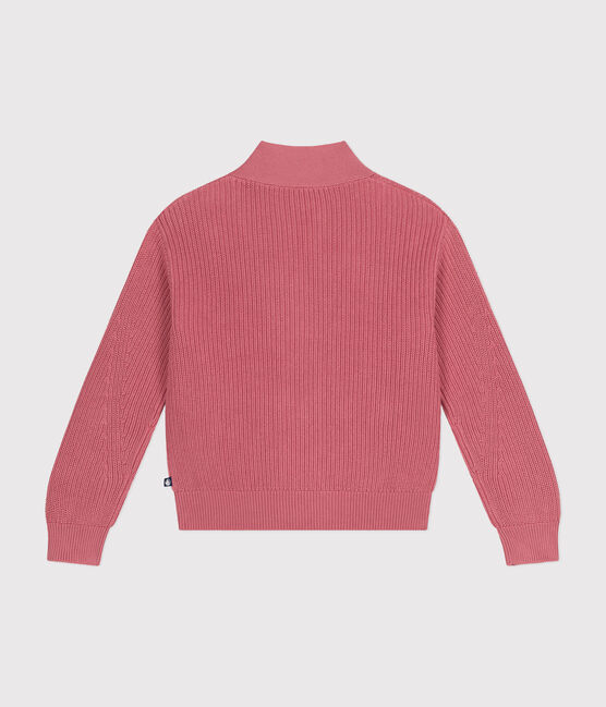 Damen-Cardigan aus Baumwolle rosa ROSEWOOD