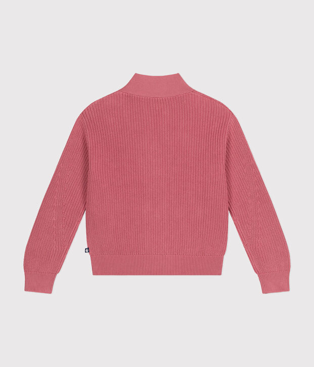 Damen-Cardigan aus Baumwolle rosa