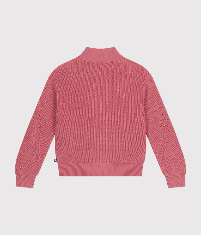 Damen-Cardigan aus Baumwolle rosa
