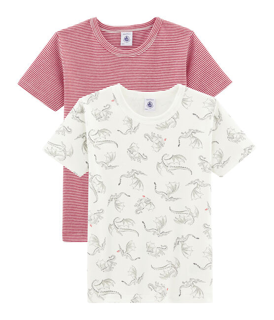 2er-Set kurzärmlige T-Shirts für kleine Jungen variante 1