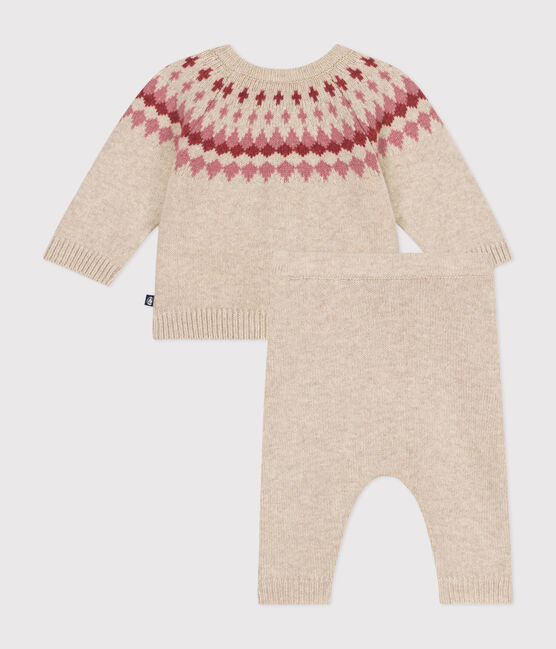 2-teiliges Baby-Strickset rosa AVALANCHE/ ROSEWOOD