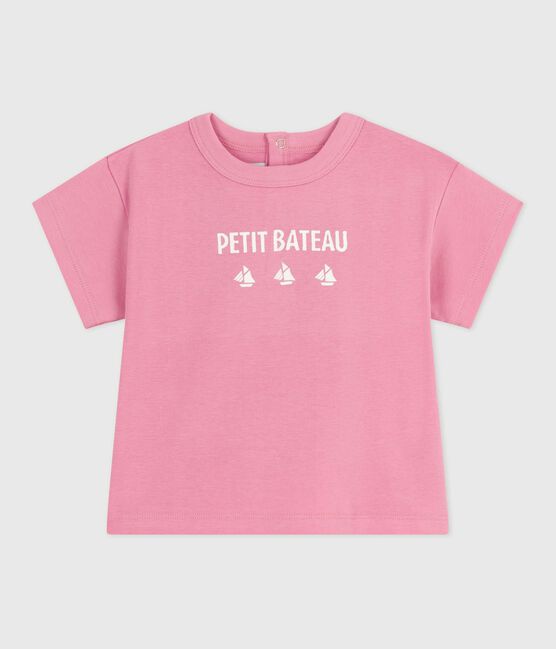 Langärmeliges Baby-T-Shirt aus Baumwolle mit Katzenmotiv BOUDOIR