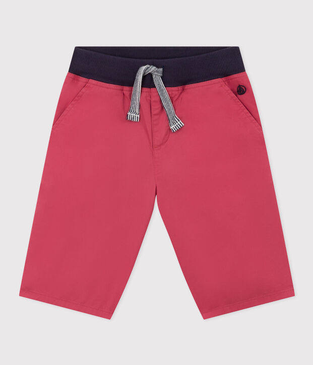 Bermudas aus Baumwoll-Serge f&uuml;r Jungen rosa