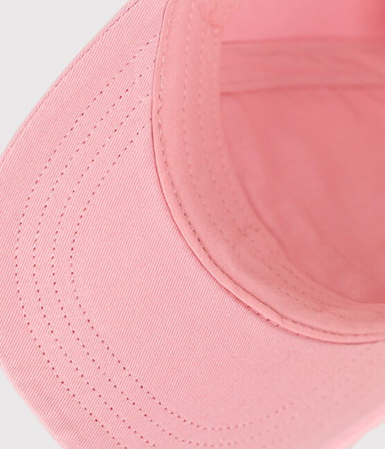 Baby-Cap Petit Bateau aus Baumwolle für Mädchen rosa CHARME
