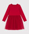 Kinder Kleid aus schwerem Jersey und Tüll für Mädchen COULIS