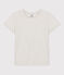 T-Shirt DAS GERADE mit Rundhalsausschnitt aus Bio-Baumwolle für Damen grau BELUGA CHINE