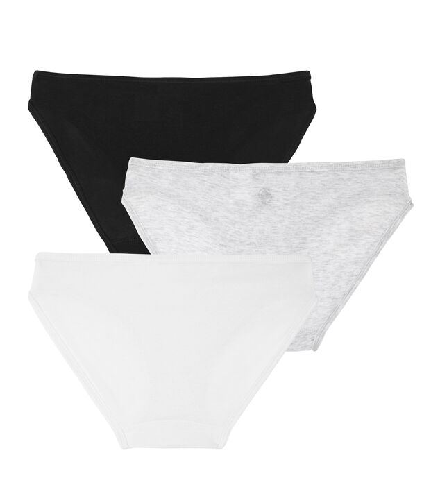 Set mit 3 Damenslips vielfarbig