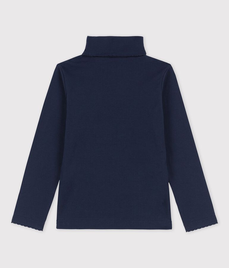 Unterziehpullover aus Baumwolle f&uuml;r M&auml;dchen / Jungen blau SMOKING