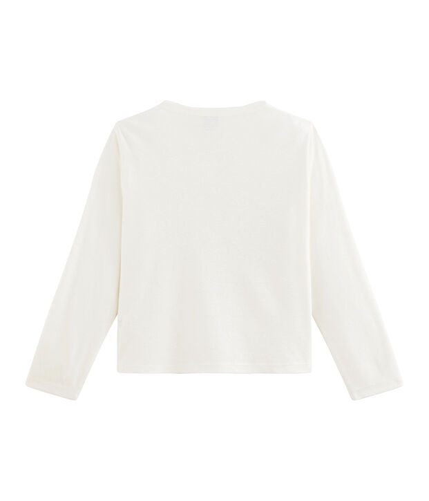 Kinder-Cardigan f&uuml;r M&auml;dchen weiss