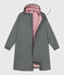 Lange Damen-Regenjacke zweifarbig grün THUYA