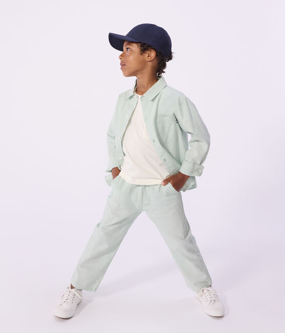 Kurzärmeliges T-Shirt für Jungen weiss MARSHMALLOW