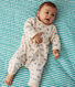 Langer Baby-Overall aus Molton