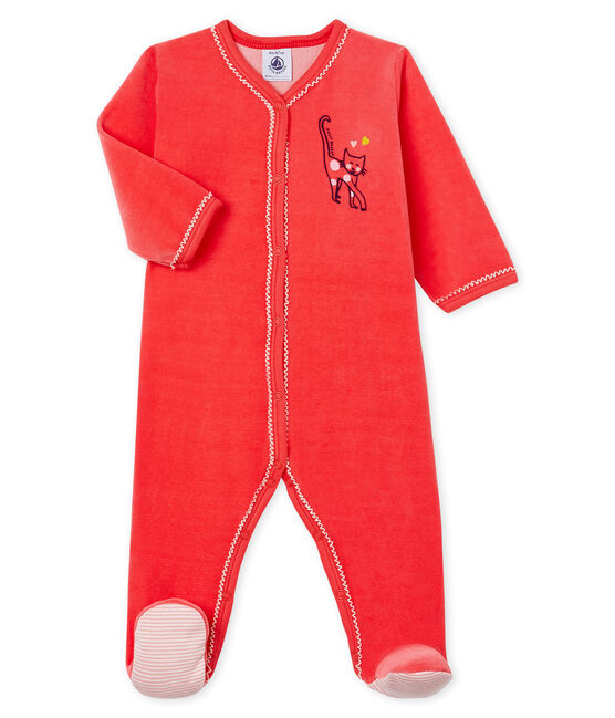 Baby-Strampler aus Nicki für Mädchen SIGNAL