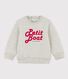 Baby-Sweatshirt aus Molton