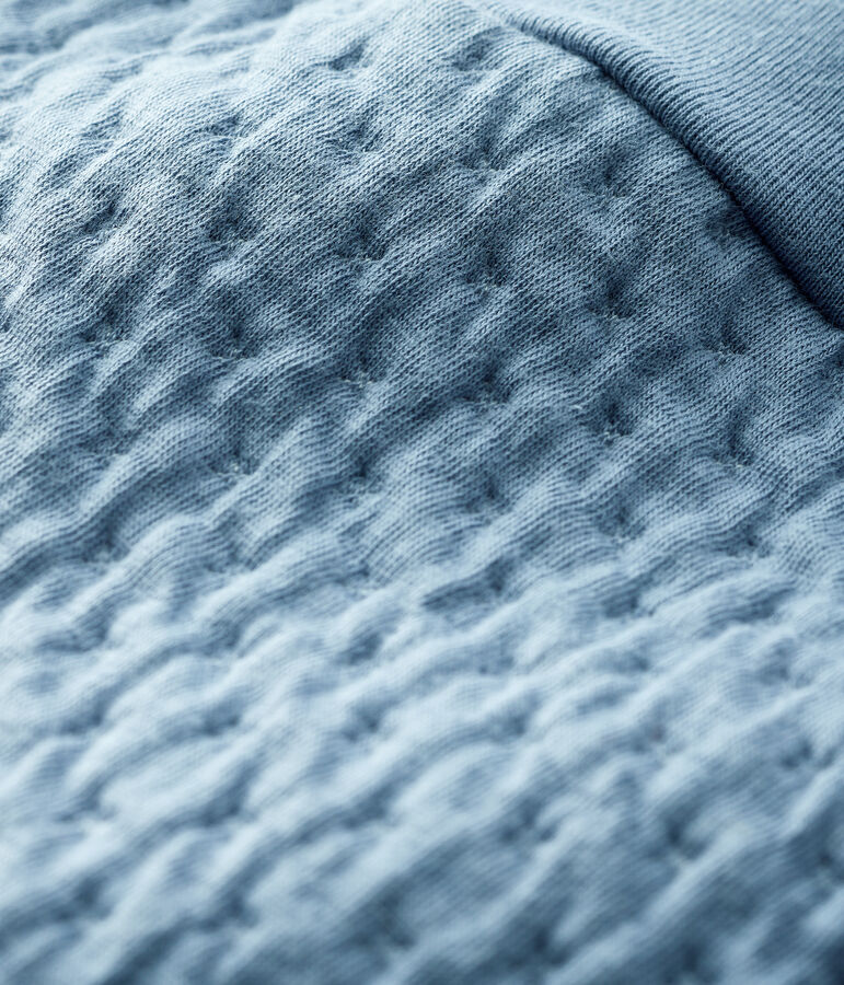 Baby-Unterhose aus gestepptem Doppeljersey grau