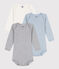 3er-Set langärmelige Baby-Bodys aus Baumwolle variante 1