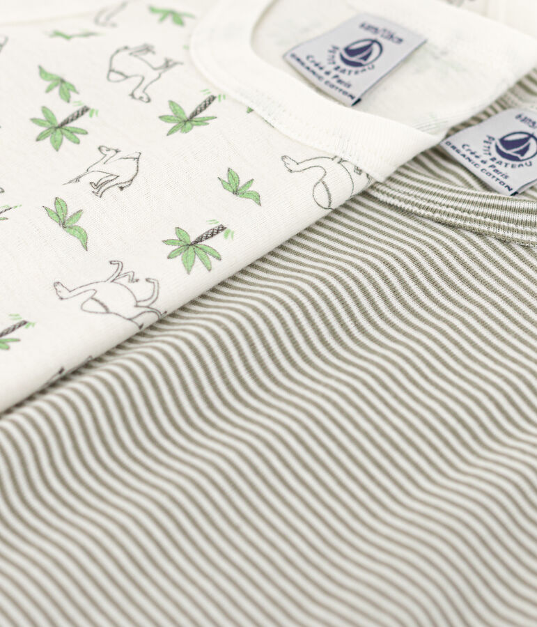 2er-Set Unterhemden aus Baumwolle f&uuml;r Jungen vielfarbig