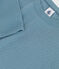 Eng anliegendes T-Shirt mit Rundhalsausschnitt aus Baumwolle für Damen blau ROVER