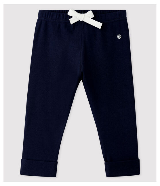 Baby-Hose aus Baumwolle für Mädchen/Jungen blau SMOKING