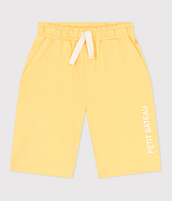 Kinder-Bermudashorts aus Baumwolle gelb ORGE