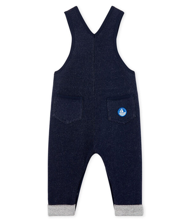 Lange Baby-Latzhose aus Molton f&uuml;r Jungen SMOKING